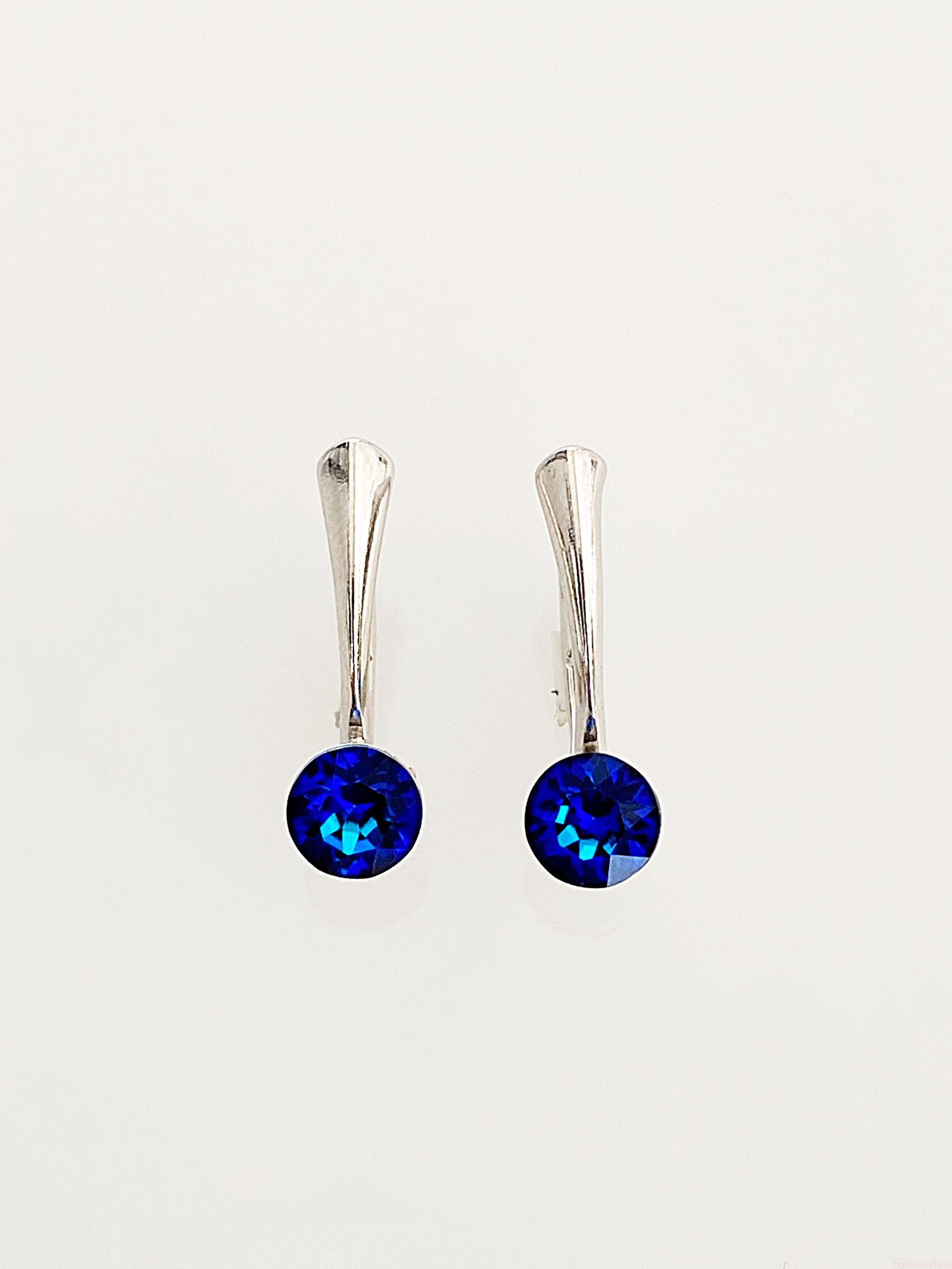 IMG_5161 Cercei Click Swarovski Chaton Bermuda Blue